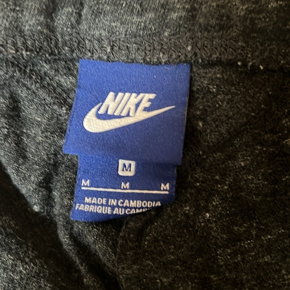 Nike Grey Heathered Cotton Shorts Size M - Picture 3 of 4